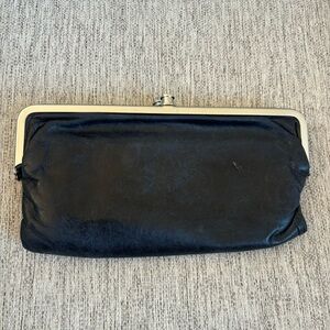 Hobo Leather Black Wallet